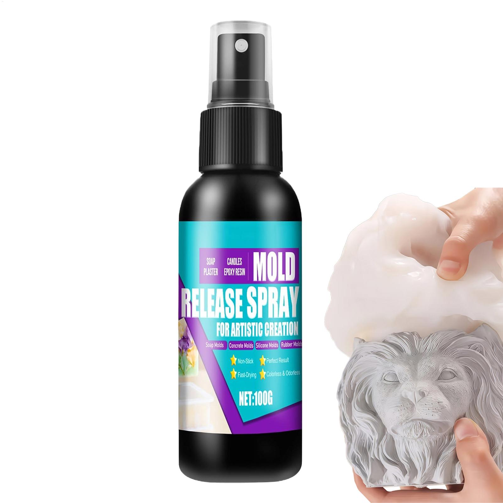 Resin Crafts - Spray Desmoldante de 100g, Agente Antiadherente
