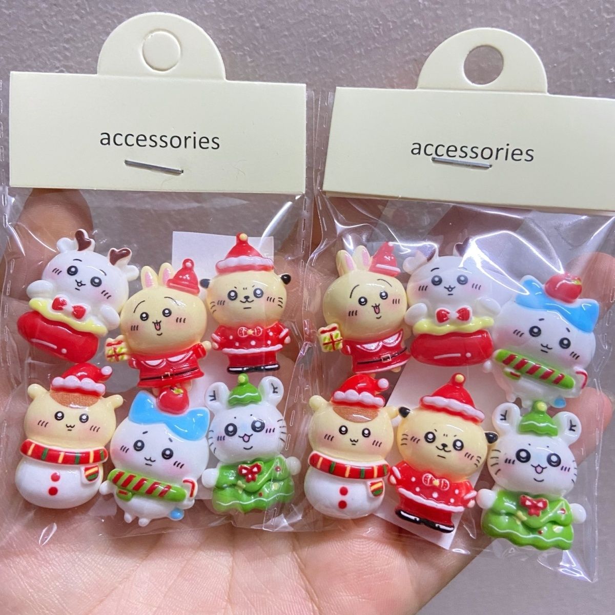 Resin Crafts Diy - Pegatinas Removibles de Resina Chiikawa de