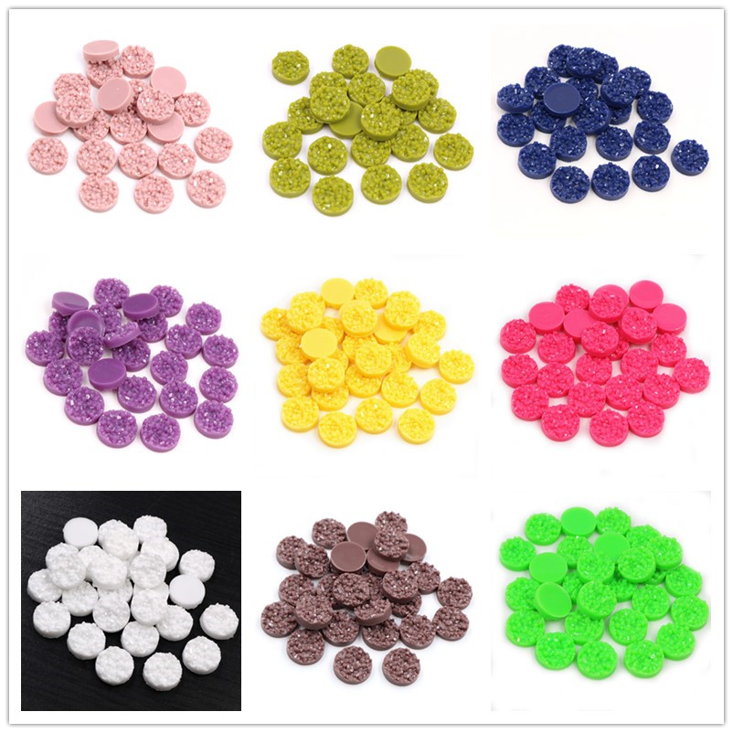 Resin Craft Projects - 40 Uds. Cabujones Druzy de resina