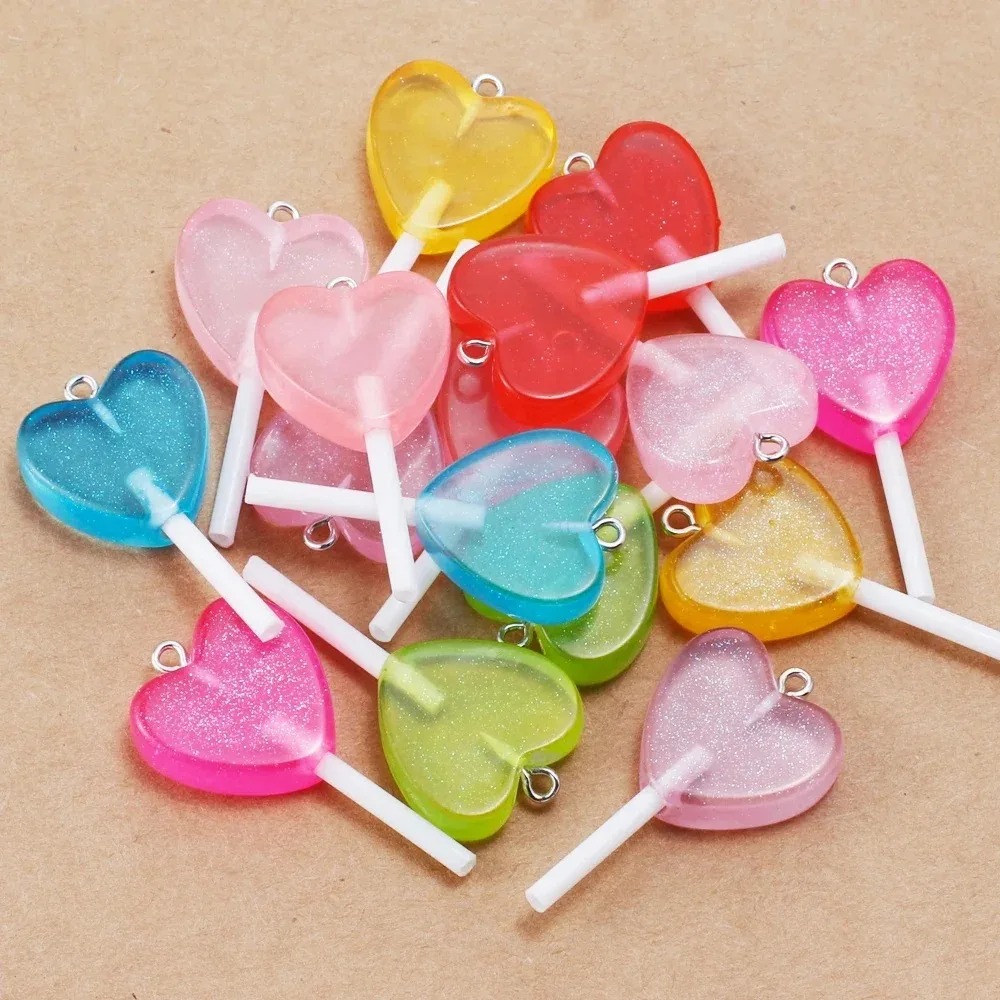 Resin Craft Material - 10 unidades de dijes de resina