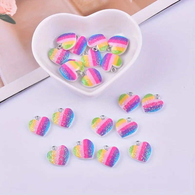 10 piezas de dijes de resina e - Resin Crafts Diy reseña y precio