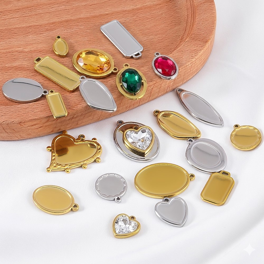 5 unidades de bases de cabujón - Resin Crafts Diy reseña y precio
