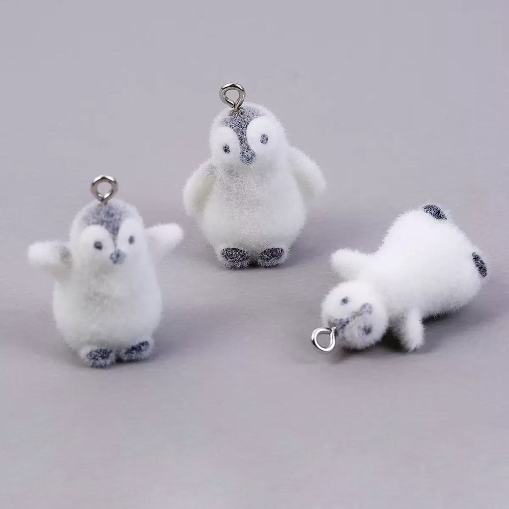 5 uds flocado pequeño pingüino - Resin Craft Projects reseña y precio