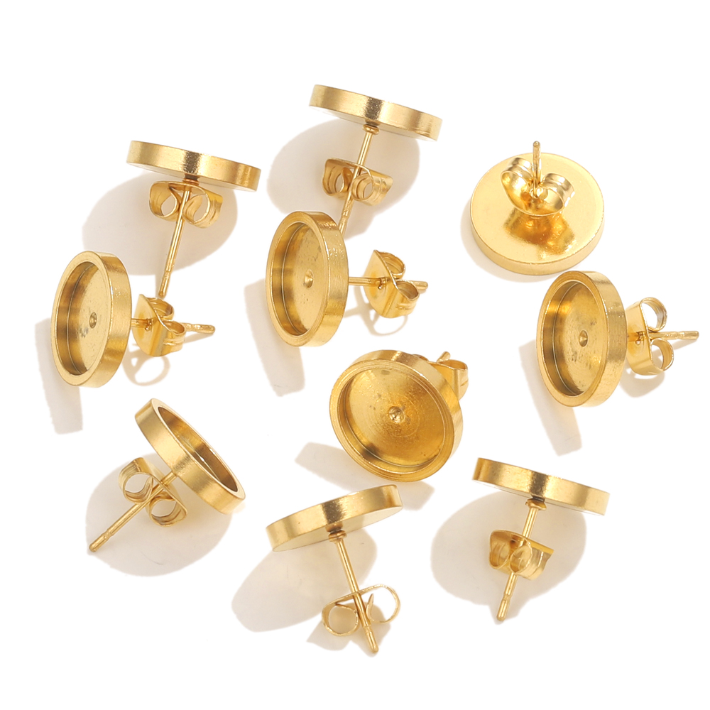 10 Uds. De pendientes dorados  - Resin Craft Projects reseña y precio