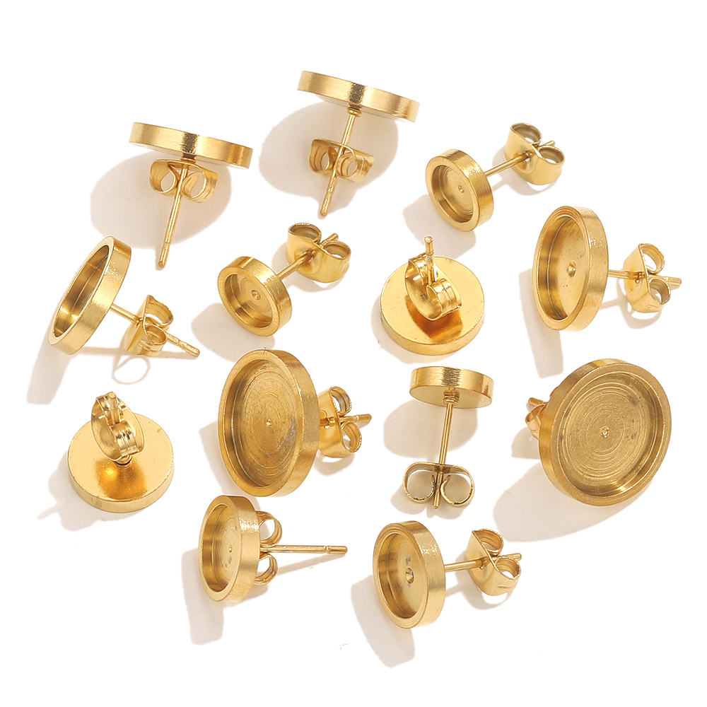 10 Uds. De pendientes dorados  - Resin Craft Projects reseña y precio